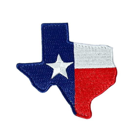 Texas State Flag Patch Red / Blue / White