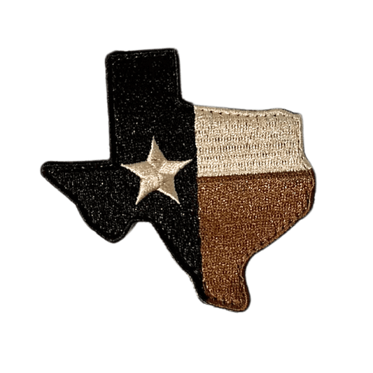 Brown / Khaki Texas State Flag Patch