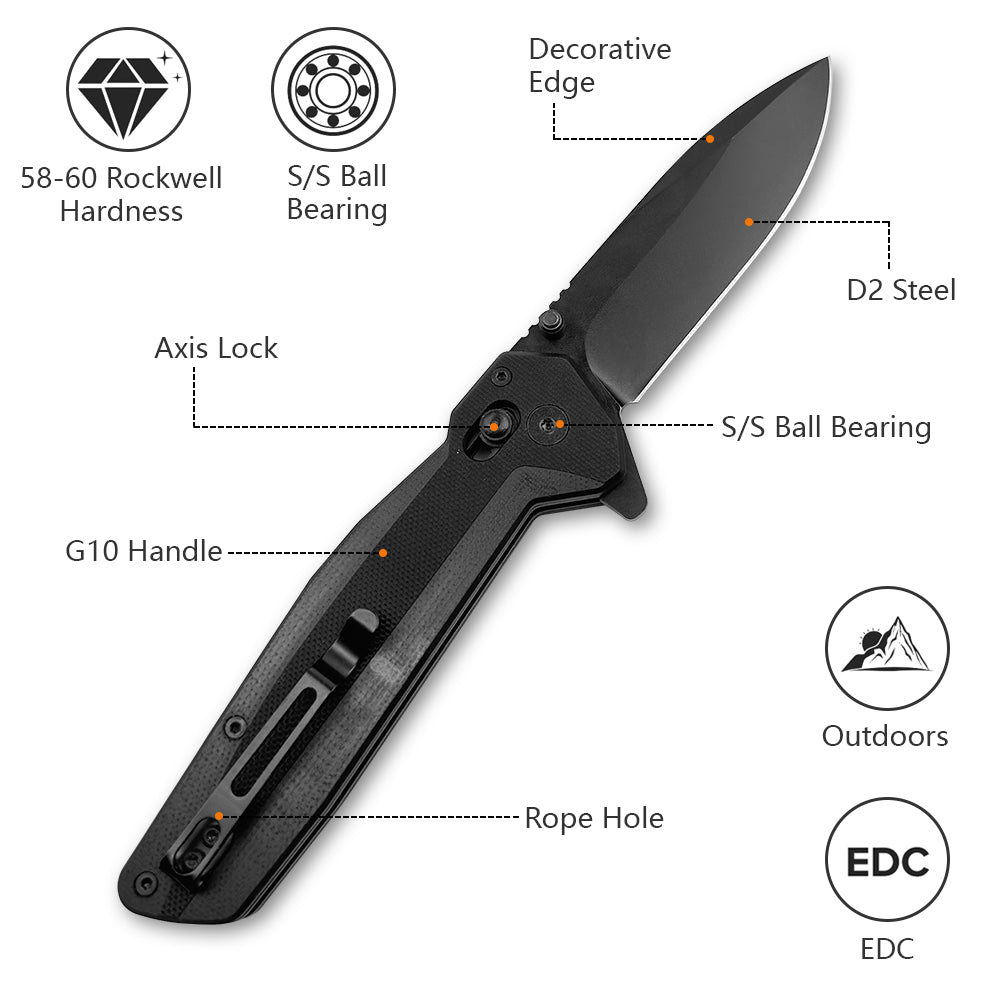 Durango - Drop Point Pocket Knife